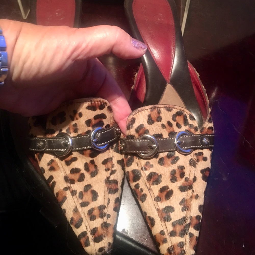 Cole Haan leopard 🐆 kitten heels